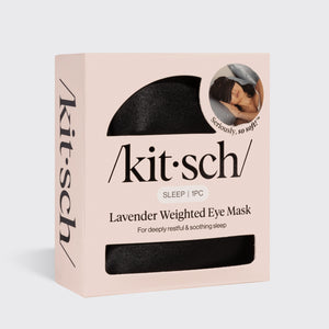 Lavender Scented Satin Weighted Eye Mask