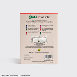 The Grinch x Kitsch Satin-Kissenbezug in Whoville - King