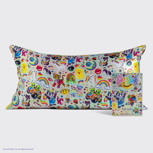 Lisa Frank x Kitsch Funda de almohada de satén en El fantástico mundo de Lisa Frank - King