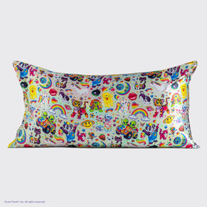 Lisa Frank x Kitsch Funda de almohada de satén en El fantástico mundo de Lisa Frank - King