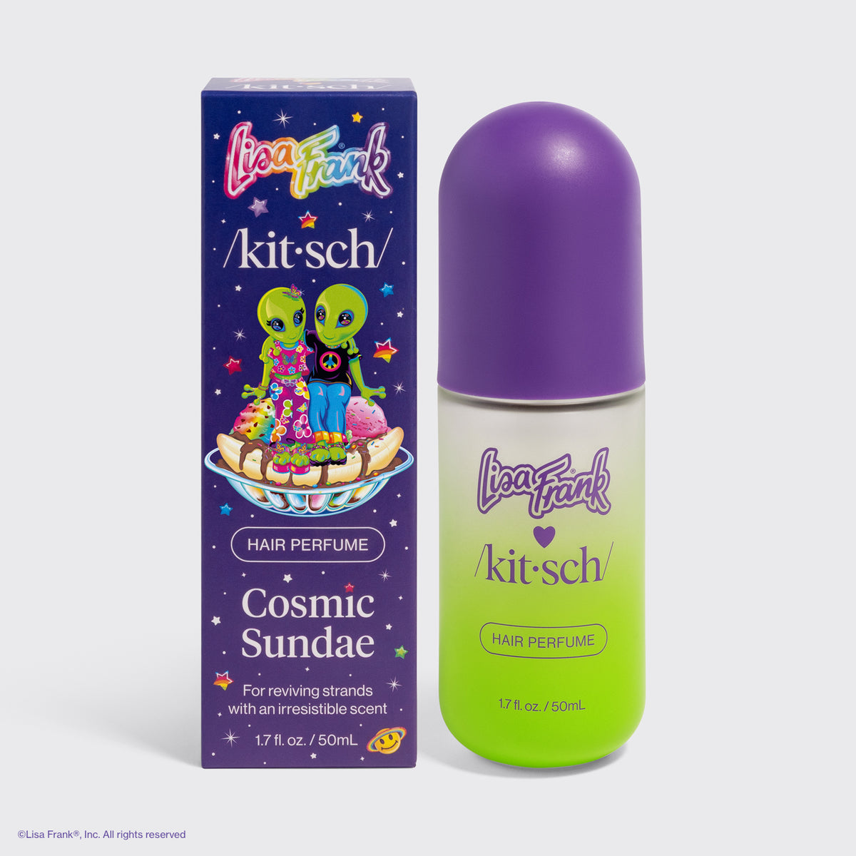 Lisa Frank x Kitsch Cosmic Sundae Hair & Body Perfume Mist 50mL - hero product shot
