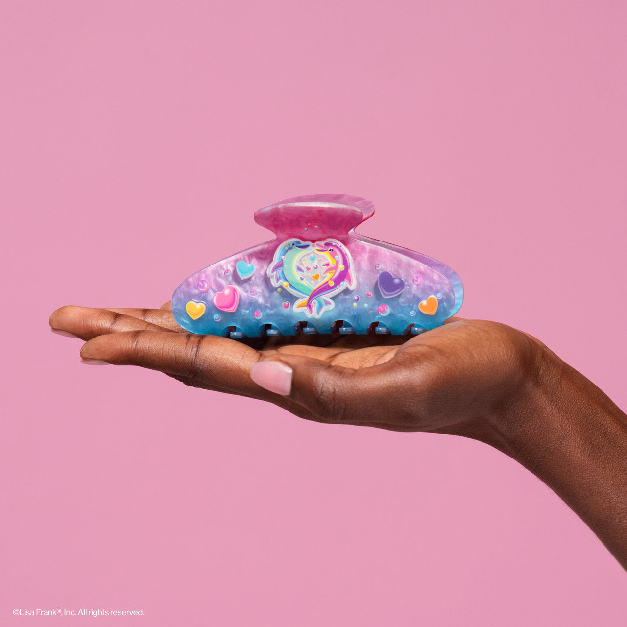 Lisa Frank x Kitsch Molletta glitterata - Dancing Dolphins™