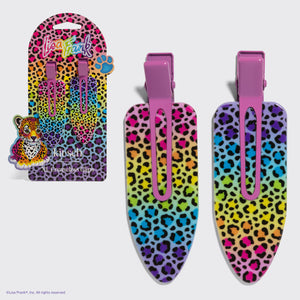Lisa Frank x Kitsch Pinzas antiarrugas XL- Rainbow Leopard
