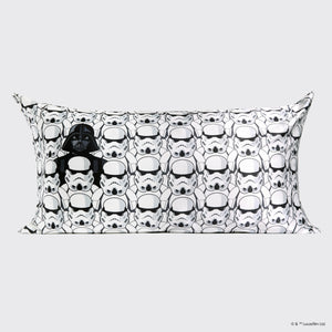 Star Wars™ & Kitsch Satin Pillowcase in Darth Vader & Stormtroopers - King