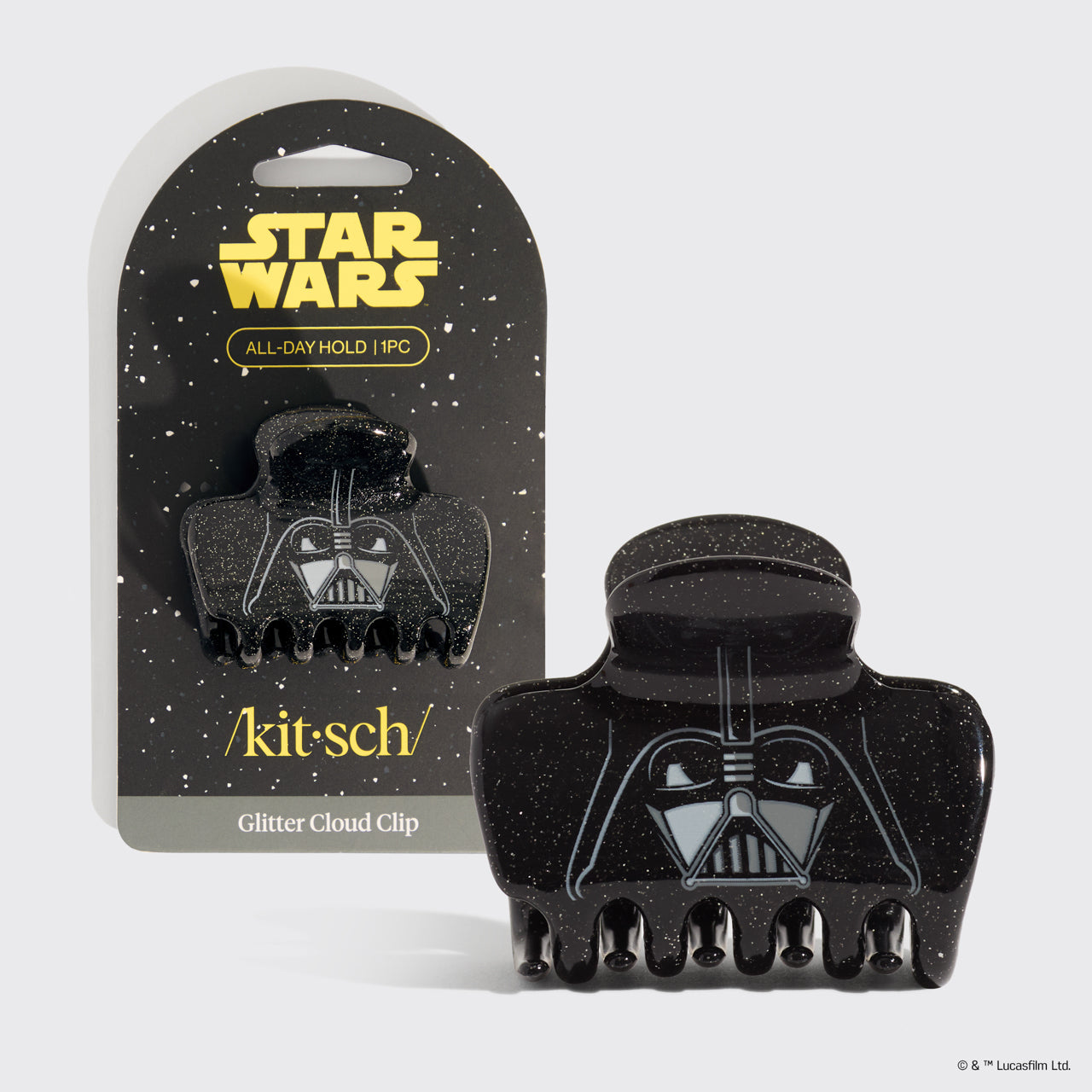 Star Wars™ & Kitsch Glitter Cloud Clip in Darth Vader
