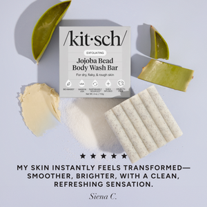 Barre de lavage corporel exfoliant aux perles de jojoba