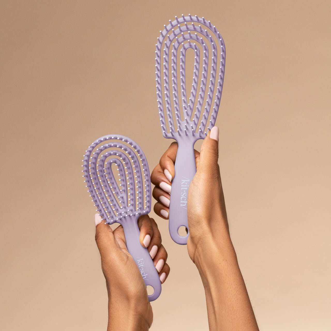 Soft Violet Detangling Flexi Brush - Mini