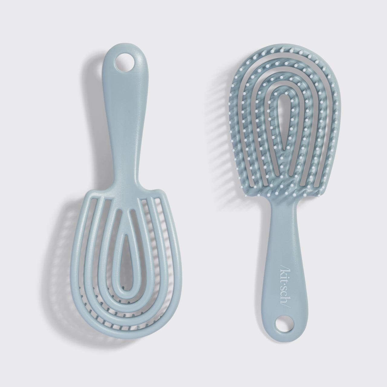 Haze Blue Detangling Flexi Brush - Mini