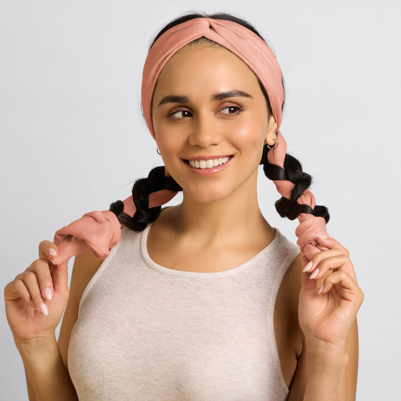 Terracotta Set & Flow Active Curling Headband