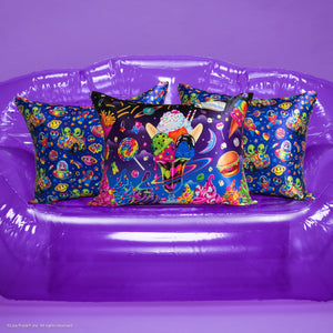 Lisa Frank x Kitsch Satin Pillowcases in Saturn Sundae and Zoomer & Zorbit - group product shot #2