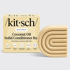 Kokosnussöl-Conditioner-Bar für trockenes, strapaziertes Haar