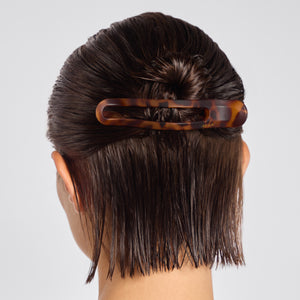 Pinza piatta ricurva 2 pezzi - Nero e tartaruga