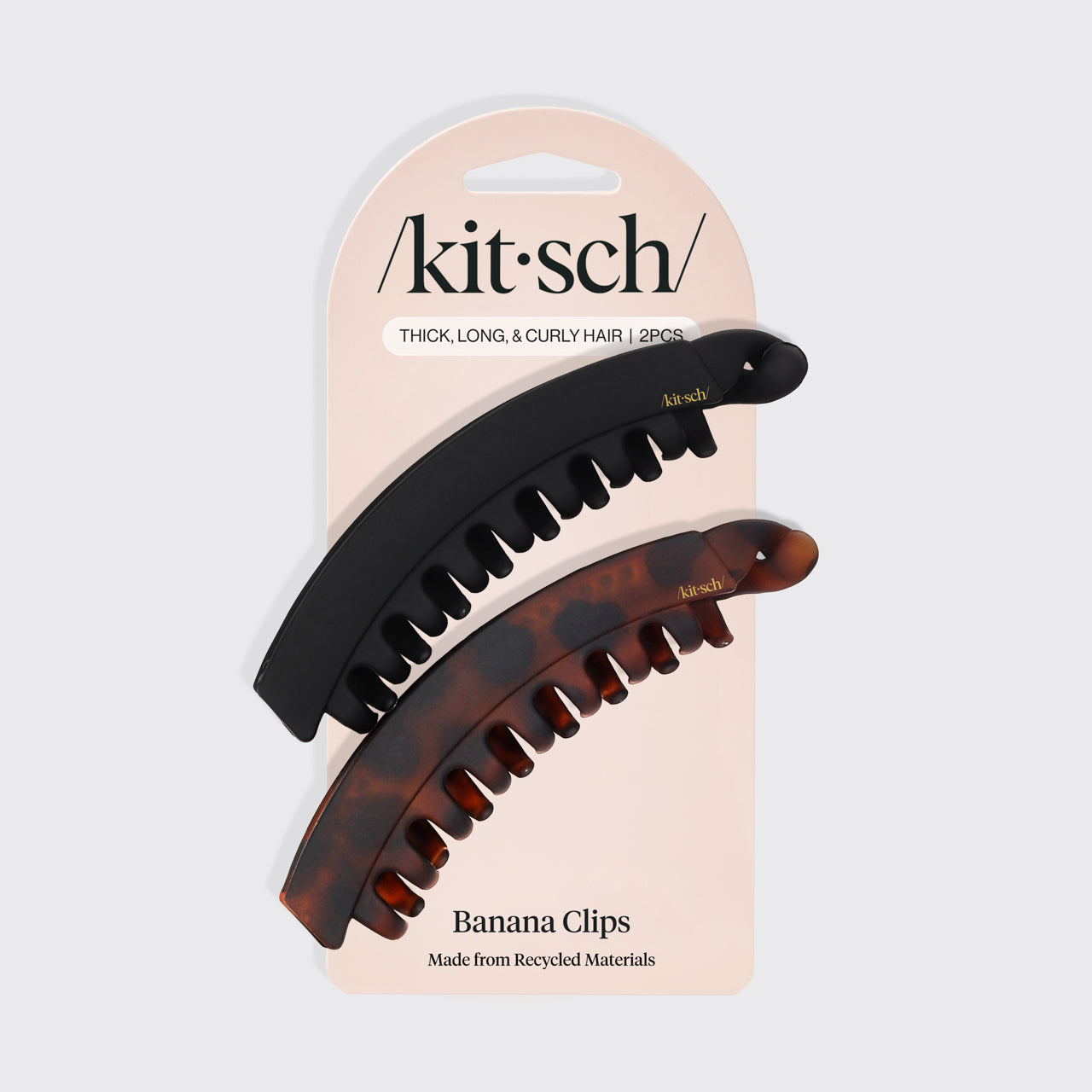 Clip Banane 2u - Noir et Écaillle