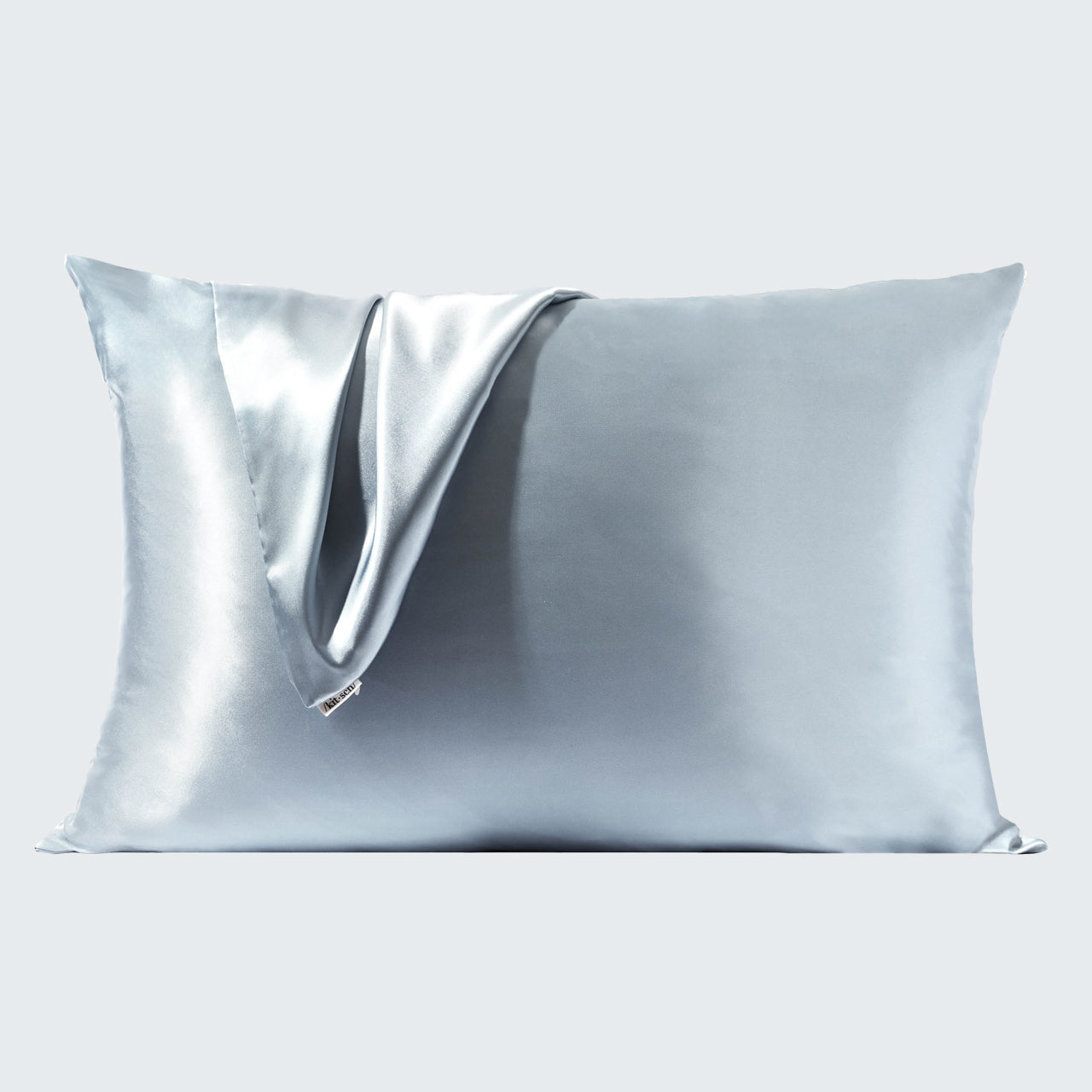 Satin Pillowcase in Haze Blue 4 Pack Bundle