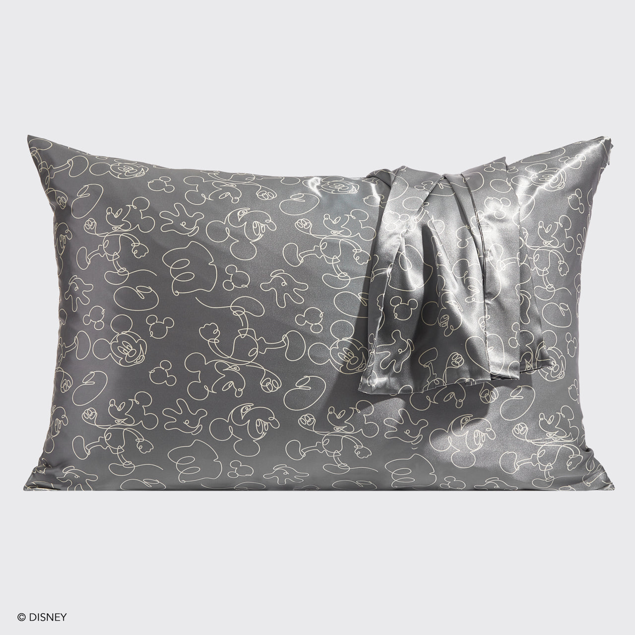 Kitsch x Mickey and Minnie Satin Pillowcase in Mickey Magic