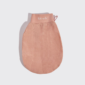 Black & Terracota Exfoliating Gloves 2pc Set