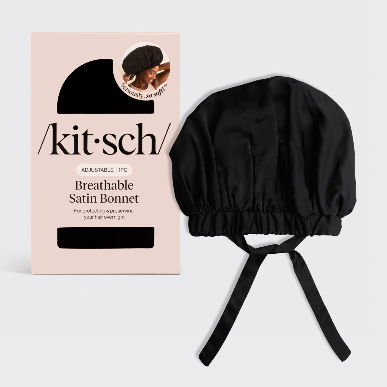 Cappello regolabile Satin Sleep XL - Nero