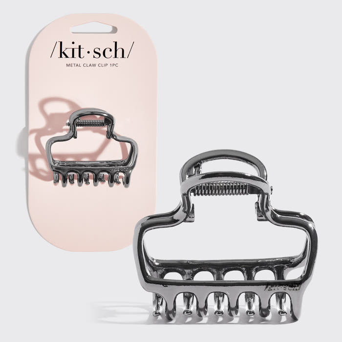 KITSCH Hematite Metal Cloud Claw Clip - hero product shot