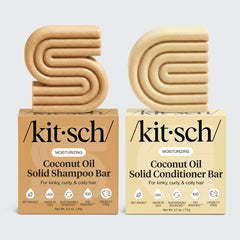 Kokosnussöl Shampoo und Spülung Combo für trockenes, geschädigtes Haar