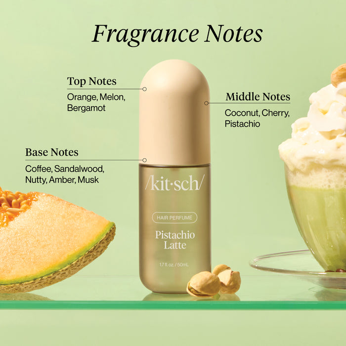 Seaside Latte Duo: Pistachio Latte & Amber Shores Hair Perfume