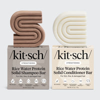 Rice Water Shampoo & Conditioner Bar Combo for Hair Growth