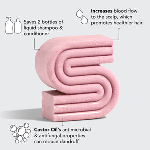 Castor Oil Shampoo & Conditioner Combo + Bar Saver Bags Bundle