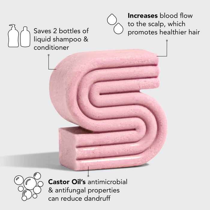 Castor Oil Shampoo & Conditioner Combo + Bar Saver Bags Bundle