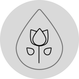Fision Ecosil droplet with flower
