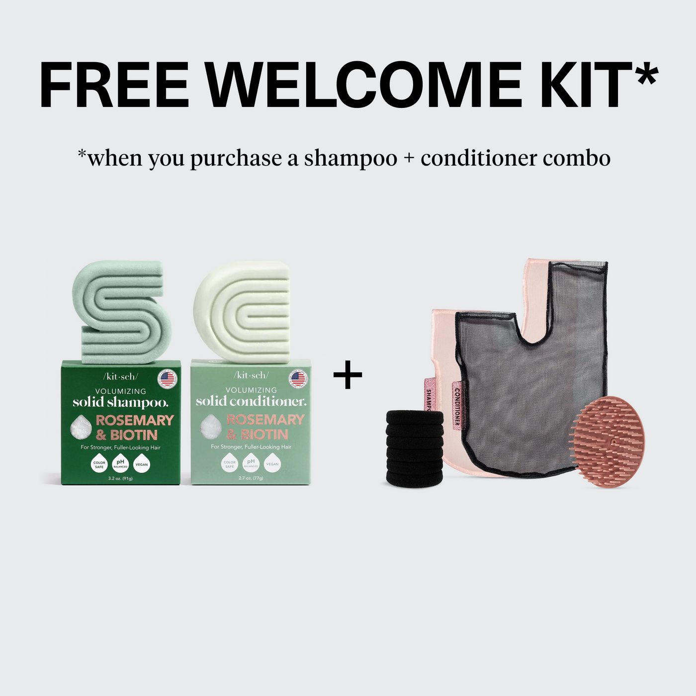 Shampoo & Conditioner Bundle with Free Welcome Kit